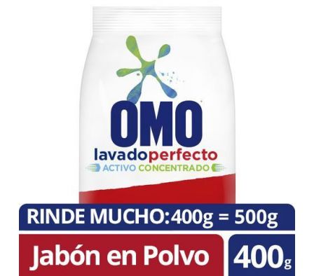JABON EN POLVO  OMO  PER BG 400G