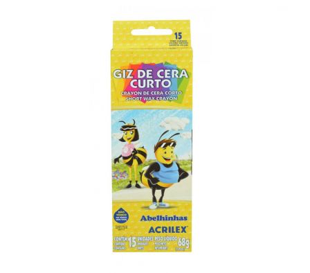 GRAYOLA ACRILEX CORTO 15 COLORES 