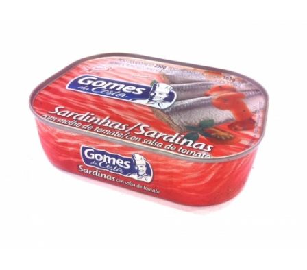 GOMES DA COSTA SARDINA SALSA TOMATE 250 GR*48
