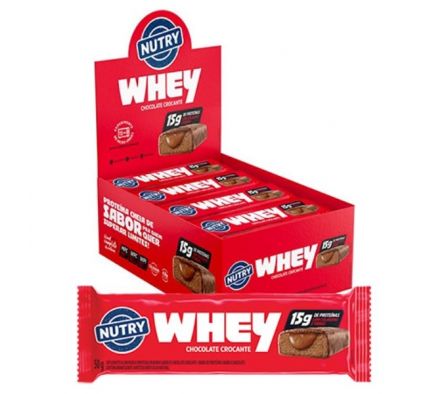 BARRA CEREAL NUTRY WHEY CHOCOLATE CROC 50GR