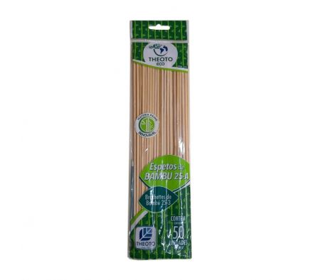 PALILLO THEOTO P/ BROCHET BAMBU 25CM