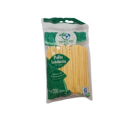 PALILLO P/SANDWICH THEOTO 200 UN