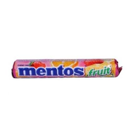 MENTOS CARAMELOS FRUTAS 29 GR 