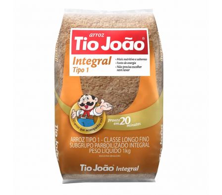 ARROZ TIO JOAO INTEGRAL 1KG