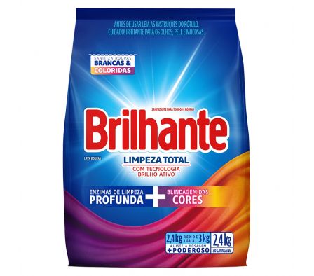 JABON EN POLVO BRILHANTE SN PO LIM T 6X2.4KG