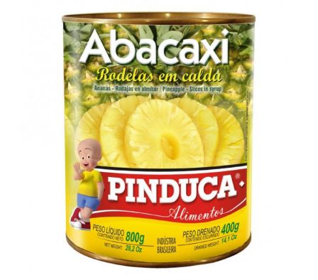 PIÑA EN RODAJAS PINDUCA EN ALMIBAR 400GR
