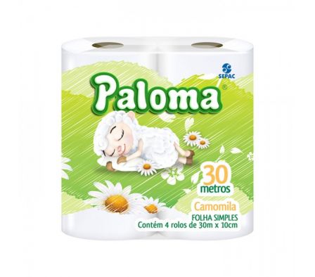 PAPEL HIG. PALOMA  CAMOMILA 4 UN