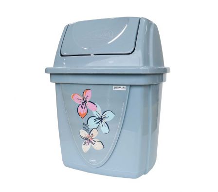 PLASUTIL BASURERO DECORA 6 LT LETTERING REF 3731 -