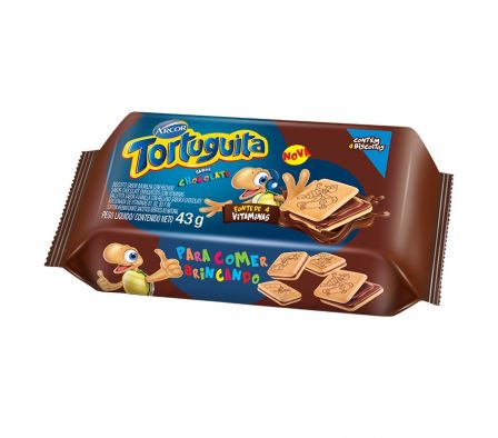 GALLETITAS TORTUGUITA RELLENA DE CHOCOLATE 43GR