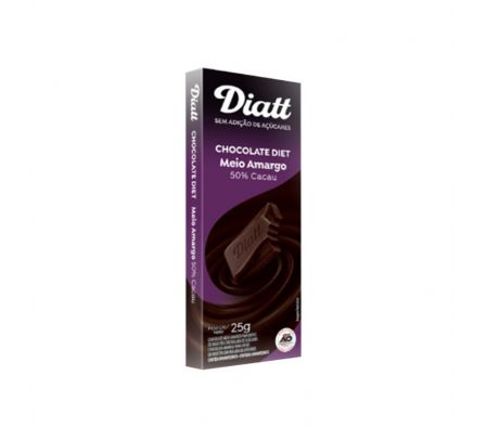 CHOCOLATE DIATT MEDIO AMARGO 25GR