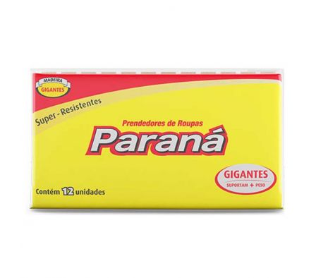 PINZA GIGANTE PARANA MADERA 12UNI