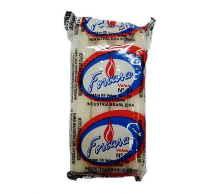 VELAS FOSCASA Nª1 8 UNDS