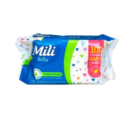TOALLITA  HUMEDA MILI BABY - C/110UND