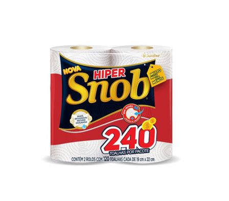 TOALLA SNOB 2ROLLOS