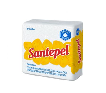 SERVILLETA PAPEL SANTEPEL 33X34 