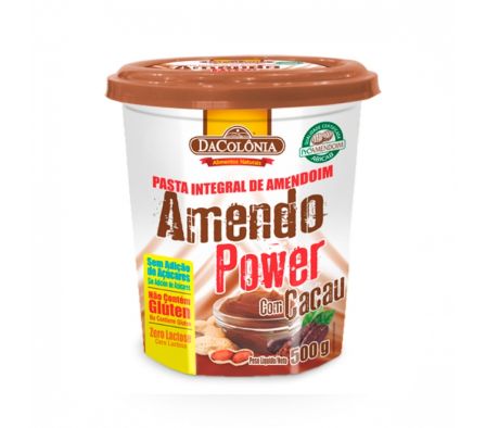 PASTA DE MANI DACOLONIA CON CACAO 500G