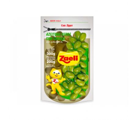 ACEITUNA VERDE ZAELI C/CAROZO POUCHET 300GR
