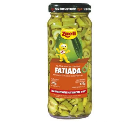 ACEITUNA VERDE ZAELI EN RODAJA 170GR