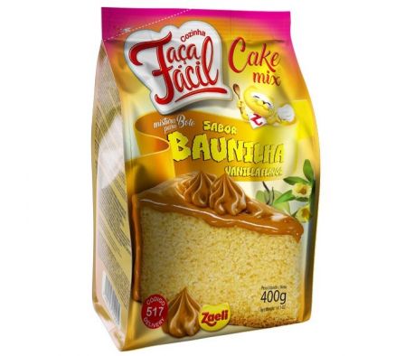 MEZCLA P/ TORTA ZAELI HAGA FACIL VAINILLA 400GR
