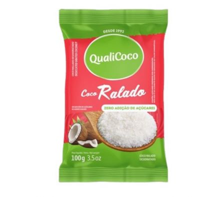 COCO RALLADO QUALICOCO S/AZUCAR 100GR