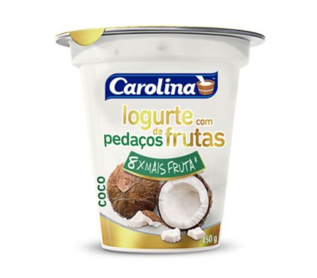 YOGUR CAROLINA TROZOS DE COCO 450GR