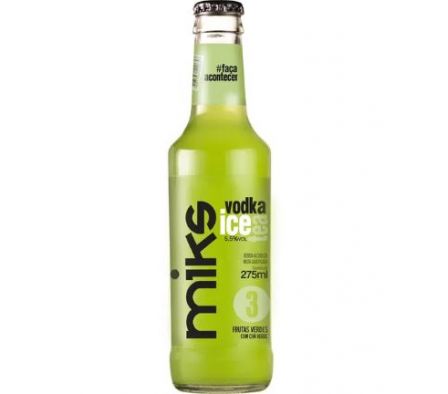 VODKA MIKS ICE FRUTAS VERDES Y TE VERDE N3 275ML