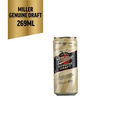 CERVEZA MILLER MGD LATA 269ML UND