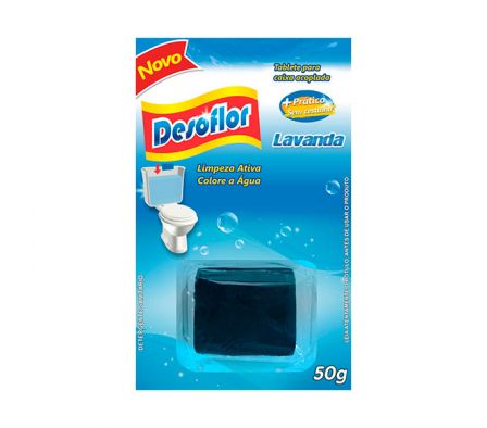 TABLETA DESOFLOR P/INODOROS LAVANDA 50GR