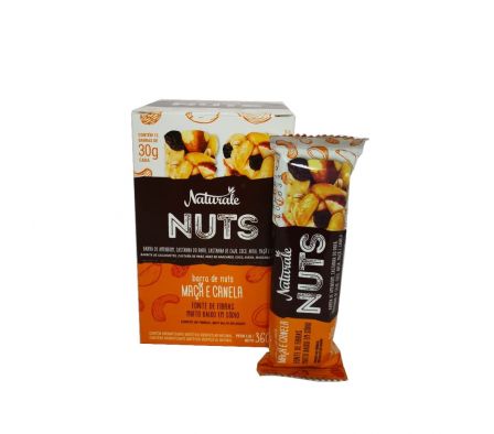 BARRA DE NUTS MANZANA Y CANELA 30 GR 