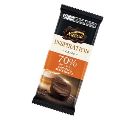CHOCOLATE EN TABLETA ARCOR AMARGO MAC CARAME 80G 