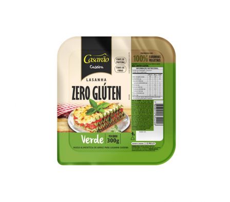 LASAÑA CASARAO VERDE S/GLUTEN 300GR