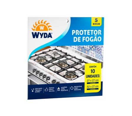 PROTECTOR WYDA DE COCINA 5 HORNALLAS PAQ.10 HOJAS