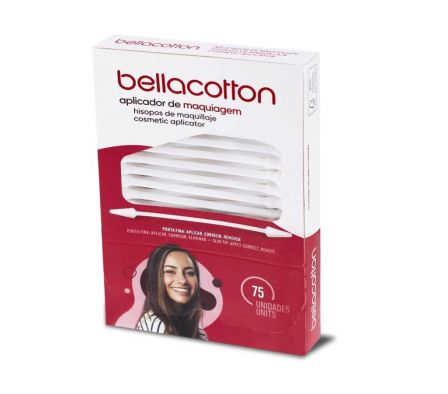 HISOPOS DE MAQUILLAJE BELLACOTTON 75.00UN