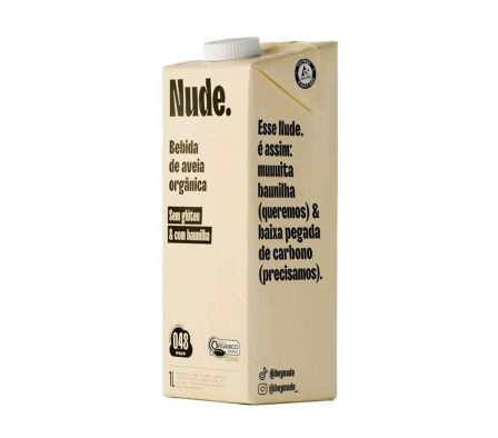 BEBIDA NUDE DE AVENA ORGANICA VAINILLA 1L