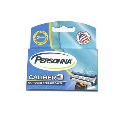 MAQUINA DE AFEITAR PERSONNA REFIL P/ CALIBE 3 MASC