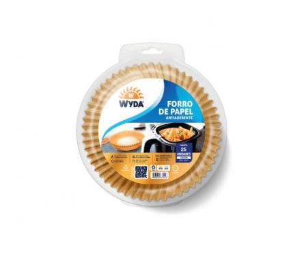 FORMA DESCARTABLE WYDA P/FREIDORA 16CMX4,5CM C/25U