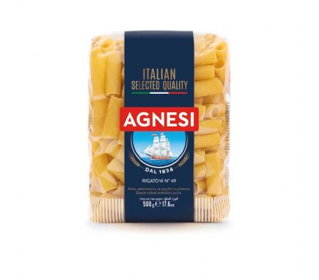 FIDEOS AGNESI RIGATONI 500G
