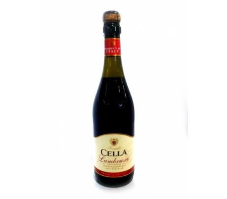 CELLA VINO ITALIANO TINTO FRIZZANTE 750MLX12