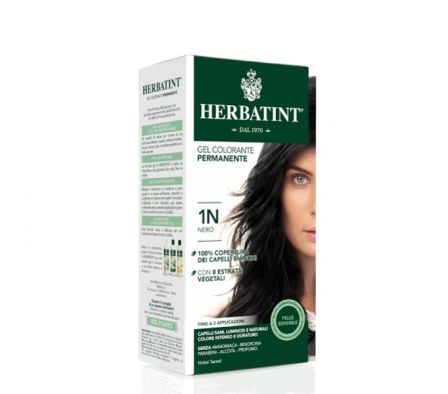 TINTE HERBATINT 1N GEL COLORACION PERMANENTE