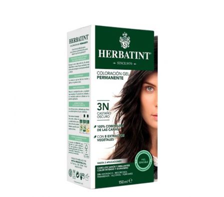 TINTE HERBATINT 3N GEL COLORACION PERMANENTE