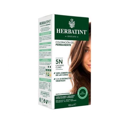 TINTE HERBATINT 5N GEL COLORACION PERMANENTE