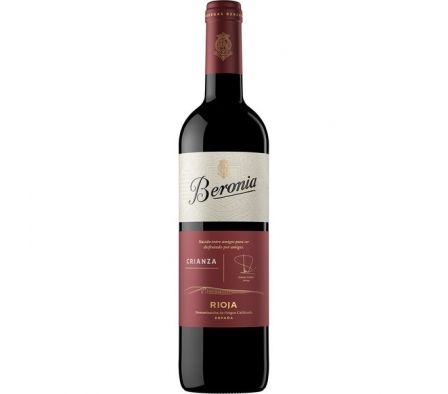 VINO BERONIA CRIANZA TEMPRANILLO  750ML