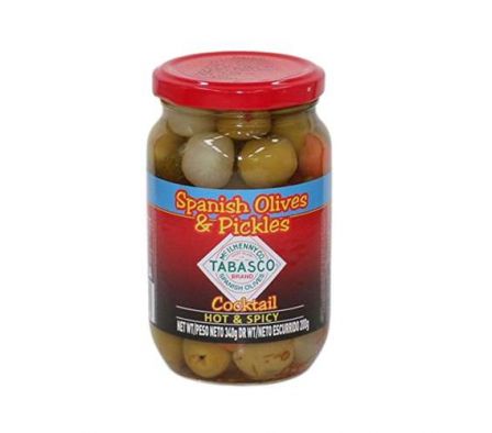 ACEITUNA SERPIS TABASCO COCKTAIL FRASCO 340GR