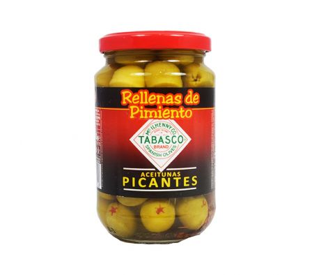ACEITUNA SERPIS TABASCO PIMIENTO FRASCO 340GR