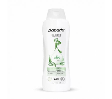 GEL D/DUCHA BABARIA ALOE VERA 600ML