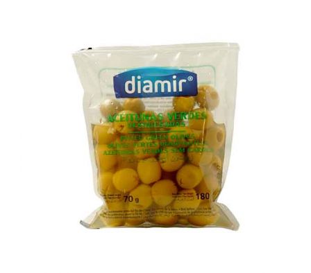 ACEITUNAS VERDES DIAMIR EN BOLSA 180G