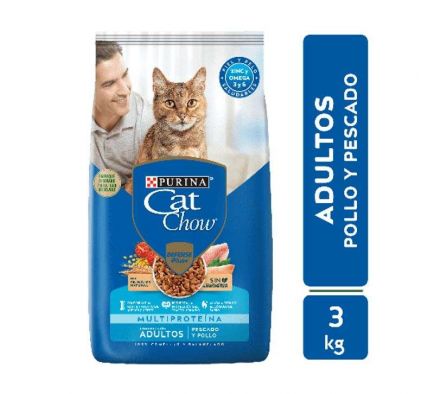 ALIMENTO P/GATO CAT CHOW ADULTO 3 KG