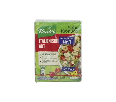 CONDIMENTO KNORR P/ENSALADA ITALIANA 5 SOBRES 250M