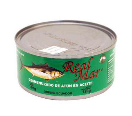 REAL MAR ATUN DESMENUZADO EN ACEITE X 170