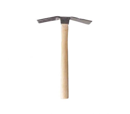 AZADA C/RASTRILLO 3 DIENTES 36X23X6,5CM MANGO MADE